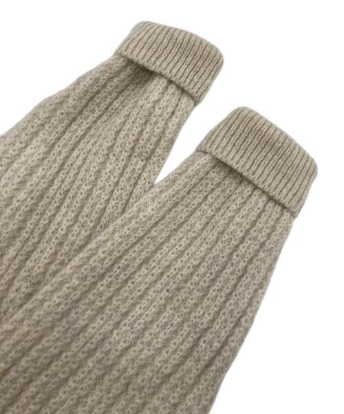 SHIPS any（シップスエニィ）SHIPS any (シップスエニィ) タック編みクルーネック ボタン ニット プルオーバー ベージュ サイズ:SIZE Freeの古着・服飾アイテム