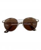 PRADAプラダ）の古着「ラウンドキャットアイミラーサングラス」