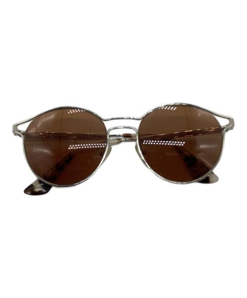 PRADA（プラダ）PRADA (プラダ) ラウンドキャットアイミラーサングラス サイズ:53□19-140の古着・服飾アイテム