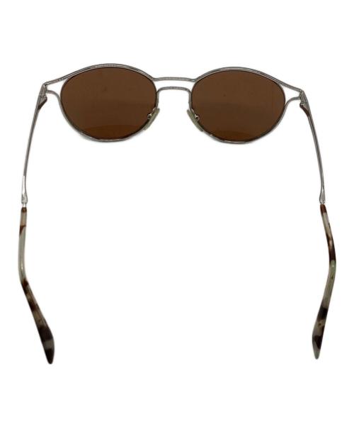 PRADA（プラダ）PRADA (プラダ) ラウンドキャットアイミラーサングラス サイズ:53□19-140の古着・服飾アイテム