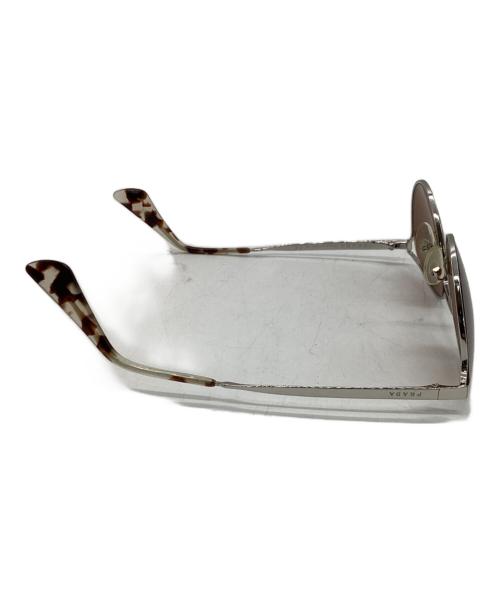 PRADA（プラダ）PRADA (プラダ) ラウンドキャットアイミラーサングラス サイズ:53□19-140の古着・服飾アイテム