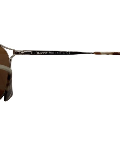 PRADA（プラダ）PRADA (プラダ) ラウンドキャットアイミラーサングラス サイズ:53□19-140の古着・服飾アイテム