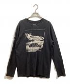 OAKLEYオークリー）の古着「ロングスリーブTシャツ」｜ブラック