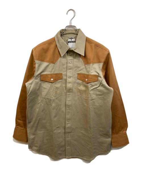 CarHartt（カーハート）CarHartt (カーハート) 長袖シャツ ブラウン サイズ:	SIZE Lの古着・服飾アイテム