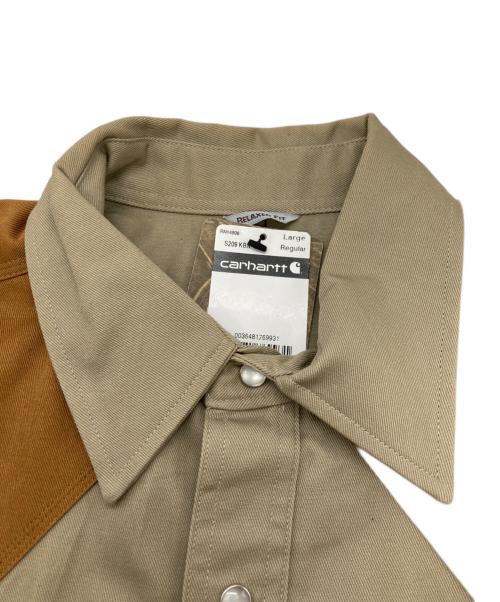 CarHartt（カーハート）CarHartt (カーハート) 長袖シャツ ブラウン サイズ:	SIZE Lの古着・服飾アイテム