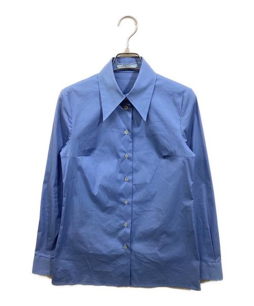 PRADA（プラダ）PRADA (プラダ) ドレスシャツ スカイブルー サイズ:SIZE 36の古着・服飾アイテム