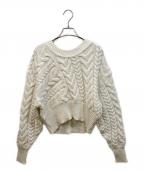 Curensologyカレンソロジー）の古着「アランレンテニットプルオーバー」｜ホワイト