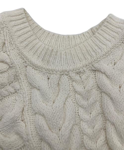 Curensology（カレンソロジー）Curensology (カレンソロジー) アランレンテニットプルオーバー ホワイト サイズ:SIZE Freeの古着・服飾アイテム