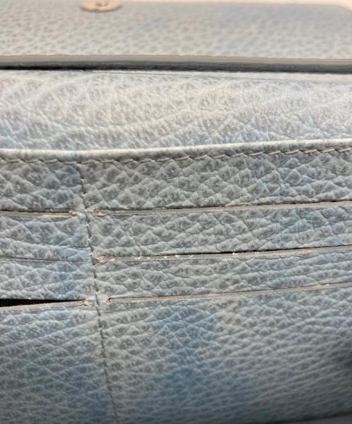 Maison Margiela（メゾンマルジェラ）Maison Margiela (メゾンマルジェラ) 4ステッチチェーンウォレット スカイブルーの古着・服飾アイテム