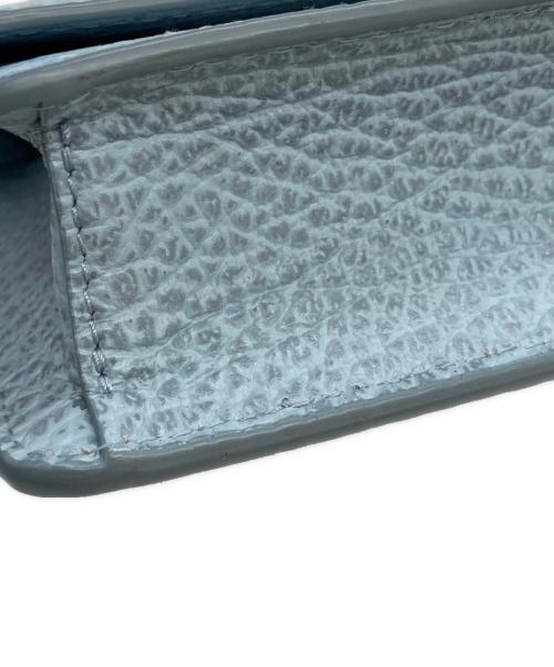 Maison Margiela（メゾンマルジェラ）Maison Margiela (メゾンマルジェラ) 4ステッチチェーンウォレット スカイブルーの古着・服飾アイテム