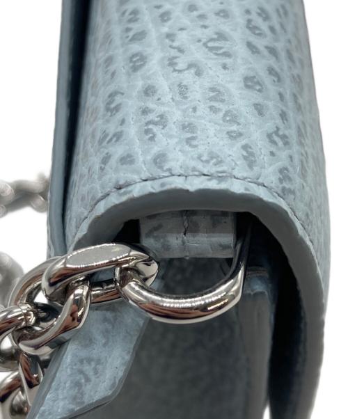 Maison Margiela（メゾンマルジェラ）Maison Margiela (メゾンマルジェラ) 4ステッチチェーンウォレット スカイブルーの古着・服飾アイテム