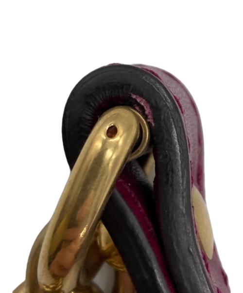 GUCCI（グッチ）GUCCI (グッチ) GGマーモントベルベッドチェーンショルダーバッグ パープルの古着・服飾アイテム