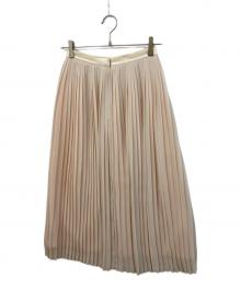 ROPE（ロペ）の古着「プリーツスカート」｜ベージュ