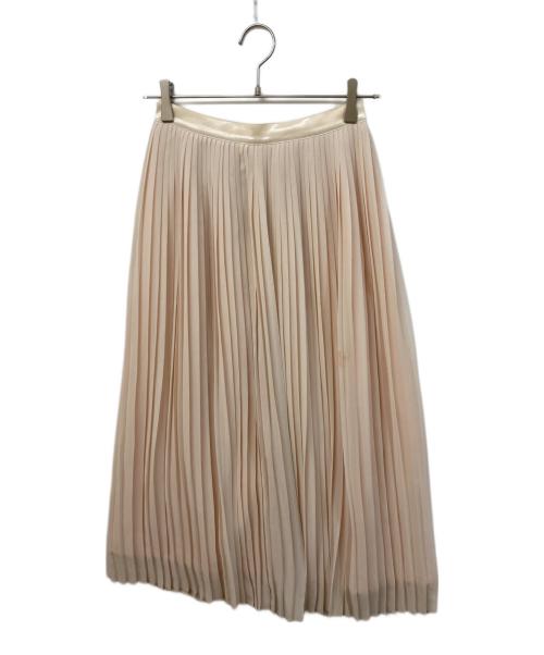 ROPE（ロペ）ROPE (ロペ) プリーツスカート ベージュ サイズ:36の古着・服飾アイテム