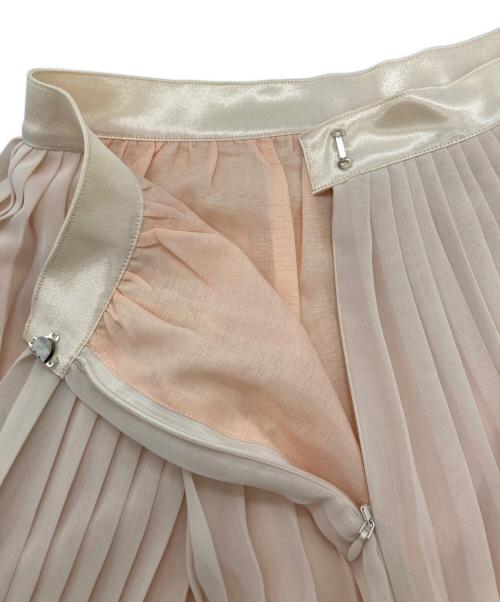 ROPE（ロペ）ROPE (ロペ) プリーツスカート ベージュ サイズ:36の古着・服飾アイテム