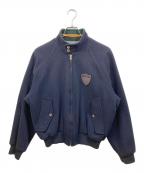 POLO RALPH LAURENポロ・ラルフローレン）の古着「G9タイプウールハリントンジャケット」｜ネイビー