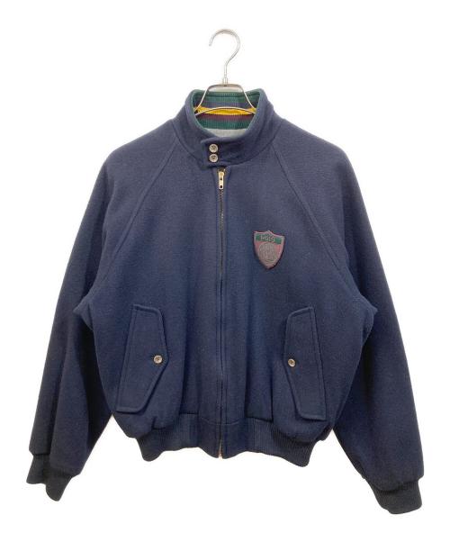 POLO RALPH LAUREN（ポロ・ラルフローレン）POLO RALPH LAUREN (ポロ・ラルフローレン) G9タイプウールハリントンジャケット ネイビー サイズ:Mの古着・服飾アイテム