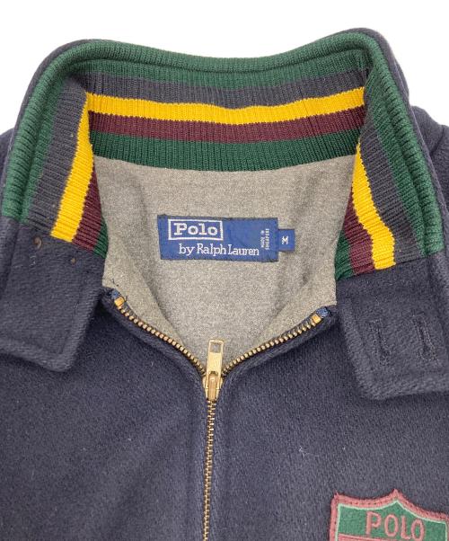 POLO RALPH LAUREN（ポロ・ラルフローレン）POLO RALPH LAUREN (ポロ・ラルフローレン) G9タイプウールハリントンジャケット ネイビー サイズ:Mの古着・服飾アイテム