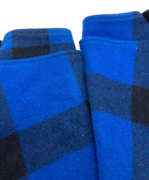 FILSON GARMENT（フィルソン ガーメント）FILSON GARMENT (フィルソン ガーメント) ダブルマッキーノクルーザージャケット ブルー×ブラック サイズ:40の古着・服飾アイテム