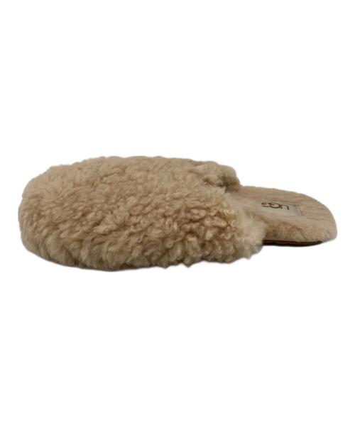 UGG（アグ）UGG (アグ) スリッパ マキシカーリースライド ベージュ サイズ:SIZE 23cmの古着・服飾アイテム