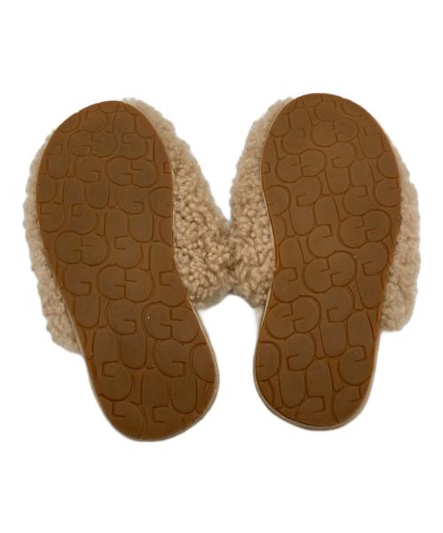 UGG（アグ）UGG (アグ) スリッパ マキシカーリースライド ベージュ サイズ:SIZE 23cmの古着・服飾アイテム