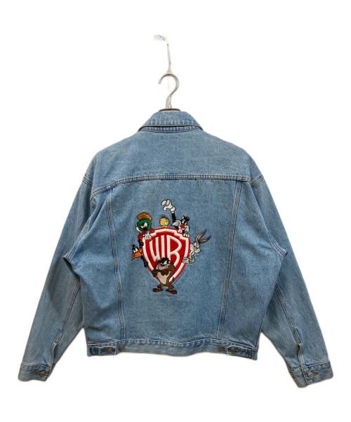 WARNER BROS（ワーナーブラザース）WARNER BROS (ワーナーブラザース) デニムジャケット ブルー サイズ:	SIZE Lの古着・服飾アイテム
