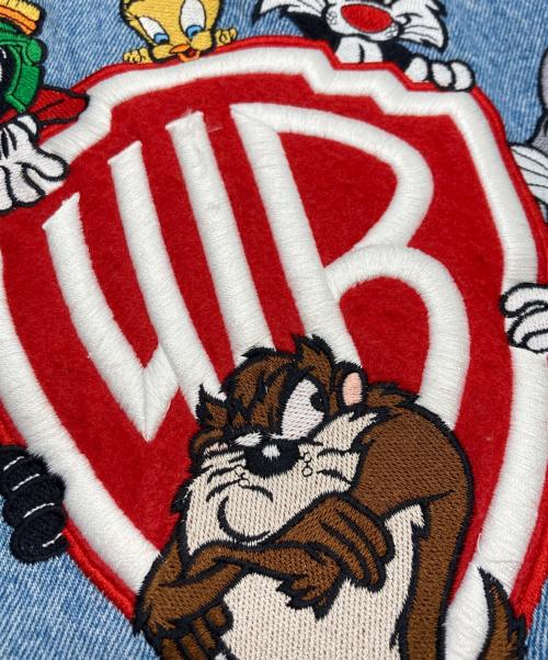 WARNER BROS（ワーナーブラザース）WARNER BROS (ワーナーブラザース) デニムジャケット ブルー サイズ:	SIZE Lの古着・服飾アイテム