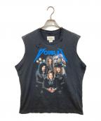 doubletダブレット）の古着「AOYAMA ROCK NO SLEEVE T-SHIRT」｜ブラック