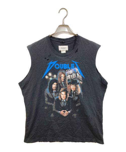 doublet（ダブレット）doublet (ダブレット) AOYAMA ROCK NO SLEEVE T-SHIRT ブラック サイズ:	SIZE Mの古着・服飾アイテム