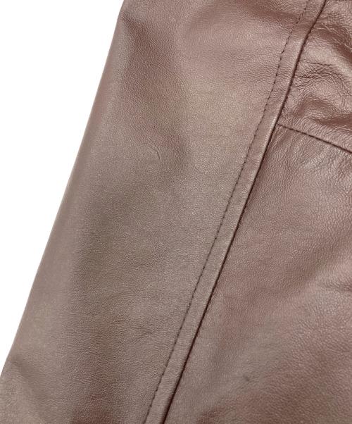 G.GAGLIANO（ジー・ガリアーノ）G.GAGLIANO (ジー・ガリアーノ) レザージャケット ブラウン サイズ:Mの古着・服飾アイテム