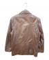 G.GAGLIANO (ジー・ガリアーノ) レザージャケット ブラウン サイズ:M：5000円