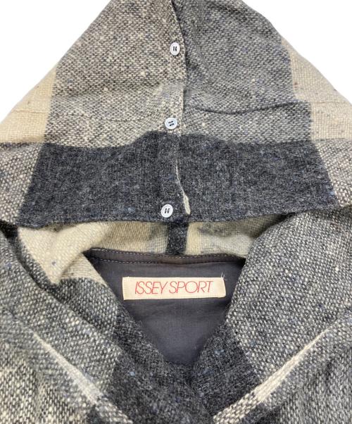 ISSEY SPORT（イッセイスポーツ）ISSEY SPORT (イッセイスポーツ) ダッフルコート グレー サイズ:SIZE 9の古着・服飾アイテム