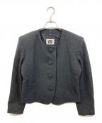 I.S.ISSEY MIYAKEアイエス イッセイミヤケ）の古着「ノーカラージャケット」｜グレー