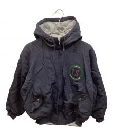 I.S.ISSEY MIYAKE（アイエス イッセイミヤケ）の古着「リバーシブルジャケット」｜ネイビー