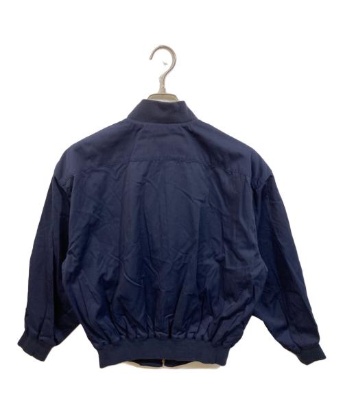 I.S.ISSEY MIYAKE（アイエス イッセイミヤケ）I.S.ISSEY MIYAKE (アイエス イッセイミヤケ) ワッペン付きブルゾン ネイビー サイズ:9の古着・服飾アイテム