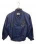 I.S.ISSEY MIYAKE（アイエス イッセイミヤケ）の古着「ワッペン付きブルゾン」｜ネイビー