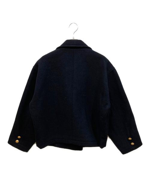 ISSEY SPORT（イッセイスポーツ）ISSEY SPORT (イッセイスポーツ) ダブルウールジャケット ネイビー サイズ:7の古着・服飾アイテム