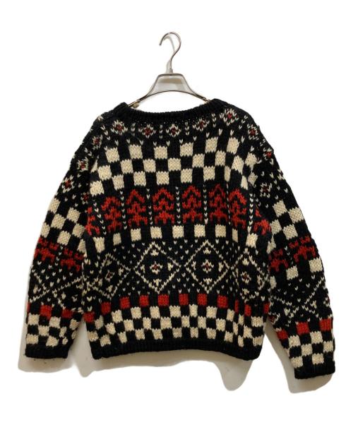 ISSEY SPORT（イッセイスポーツ）ISSEY SPORT (イッセイスポーツ) ニットカーディガン ブラック サイズ:	SIZE 9の古着・服飾アイテム