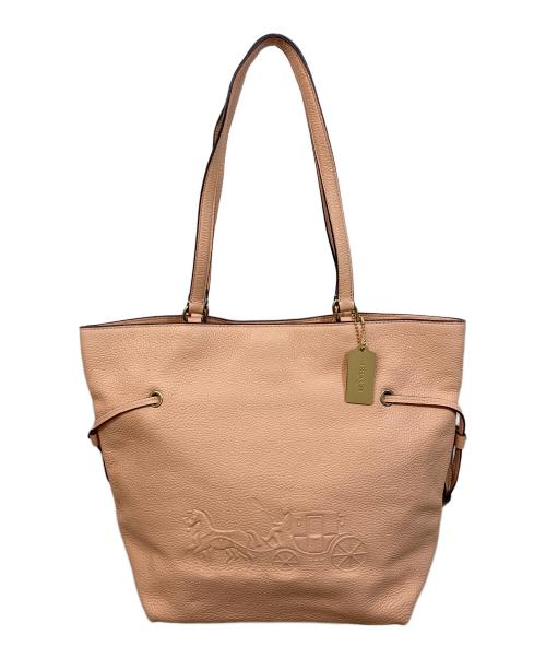 COACH（コーチ）COACH (コーチ) トートバッグ ピンクの古着・服飾アイテム