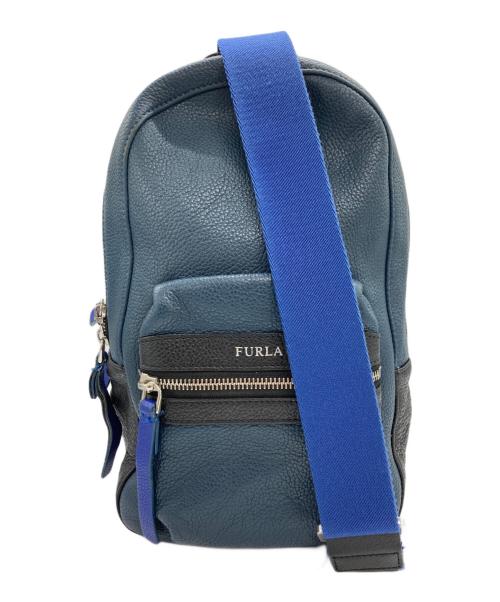 FURLA（フルラ）FURLA (フルラ) ワンショルダーバッグ ネイビーの古着・服飾アイテム