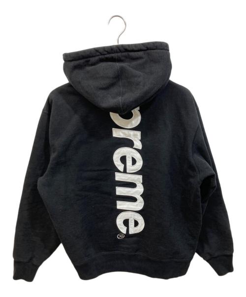 SUPREME（シュプリーム）SUPREME (シュプリーム) Stain Applique Hooded Sweatshirt ブラック サイズ:SIZE Mの古着・服飾アイテム
