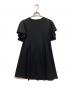 RED VALENTINO (レッドヴァレンティノ) フレア半袖ワンピース ブラック サイズ:	SIZE S：10000円