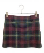 POLO RALPH LAURENポロ・ラルフローレン）の古着「チェックミニスカート」｜ネイビー