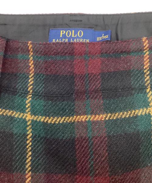 POLO RALPH LAUREN（ポロ・ラルフローレン）POLO RALPH LAUREN (ポロ・ラルフローレン) チェックミニスカート ネイビー サイズ:SIZE 2の古着・服飾アイテム