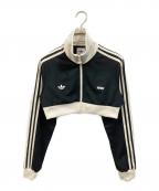 adidas Originals×Avavavアディダスオリジナル×アヴァヴァヴ）の古着「CROPPED TRACK TOP BLACK」｜ブラック