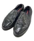 PRADA SPORTSプラダスポーツ）の古着「エナメルスリッポン」｜ブラック