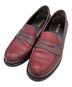 中古・古着通販】MIU MIU (ミュウミュウ) ヴィンテージ加工レザー