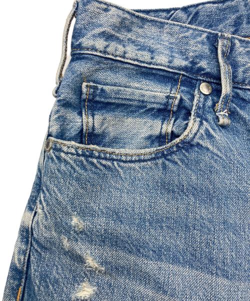 upper hights（アッパーハイツ）upper hights (アッパーハイツ) 別注THEHIM ワイドストレートデニム インディゴ サイズ:SIZE 24の古着・服飾アイテム