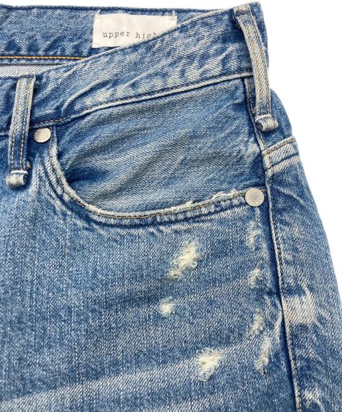upper hights（アッパーハイツ）upper hights (アッパーハイツ) 別注THEHIM ワイドストレートデニム インディゴ サイズ:SIZE 24の古着・服飾アイテム