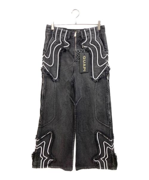GUAPI（グアピ）GUAPI (グアピ) IronGreyMeteorDenim ブラック サイズ:30 未使用品の古着・服飾アイテム